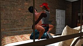 Stockholm syndrome: a woman’s erotic animation at a motel by the road