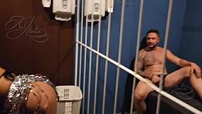 A carnival fling turns into a hardcore threesome with chained up strangers.