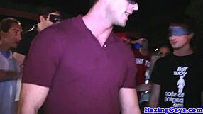 Amateur twink boys having a three woman fun time with masturbation