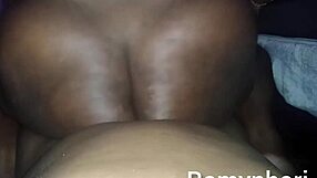 A plus size woman has rough sex with a black man without a condom and also enjoys lesbian sex with another woman who performs oral sex on her.