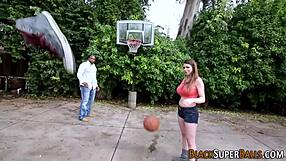 A black man satisfies a white slut by licking her pussy.