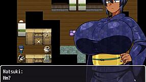 Natsuki hentai game: Tanned girl's public urination habit