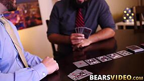 Muscular hunk John Thomas has rough sex with chubby bear Luis Vega.