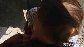 Young European girl goes wild in this amateur porn video.