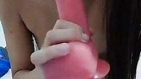 Beautiful dark-skinned woman from Mexico in hot scene