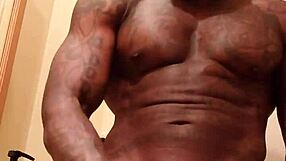 Hallelujah Johnson's big black hairy dick worship and chocolate dick fetish