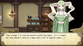 Lack of sexual experience in a beautiful anime character (4/4)