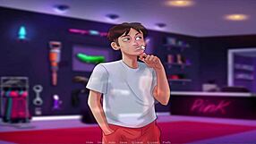 Animated porn game continues with hot summer scenes.