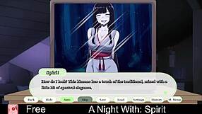 A night of passion with an erotic anime game