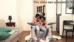 Hot gay group sex with twinks and bears
