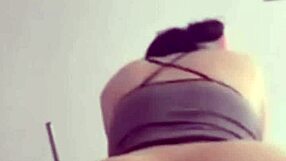 College student in hot panties gets a big cock close up