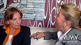 Petra is the counsellor and she enjoys a 3 woman action.