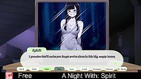 A night of passion with an erotic anime game