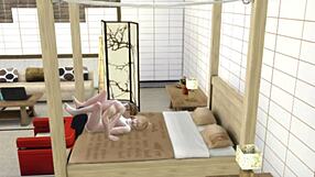 3D porn video with hardcore sex and masturbation with cartoon characters.