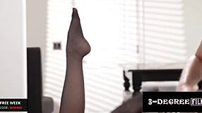 Big assed brunette MILF gets hard cock in her mouth and vagina