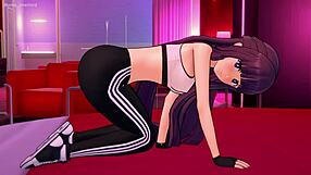 Fern in sporty attire gets it hard in this 3D animated hentai