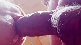 My husband's dick gets wild licking and creampie in plump amateur shop scene