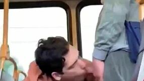 Hot and steamy scenes of gay Morbo in public transportation and other risqué places