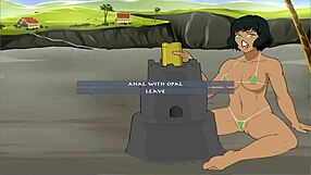 Big-boobed Opal in animated porn video from Four Elements Trainer Book 5: Love
