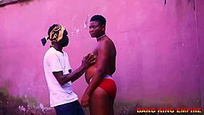 Theresa, a sex addict from the African ghetto has rough sex with a big black cock.