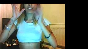 British webcam model Imogen is a petite teen.