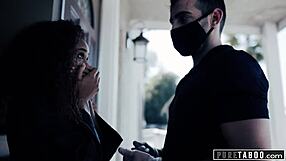 Black delivery guy gets to deliver more than just a package during the pandemic.