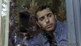 A hunk with a big cock has rough anal sex with his former lover.