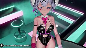 ibuki sexy dance with short hair 3d vocaloid
