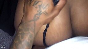 Redbone beauty gets her ass spanked and fucked hard