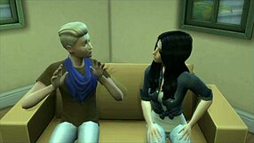 Stepson gets bent over for some wild The Sims 4 porn