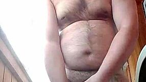 A gay Russian man masturbates and swallows his own semen.