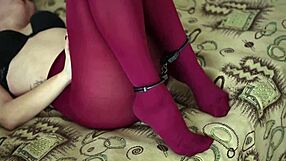 Sofi's self-bondage in pantyhose - Part 1