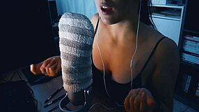 ASMR JOI with French accent and big natural tits