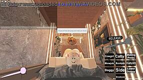 Roblox game used for porn with big tits and doggystyle action