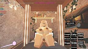 Roblox game used for porn with big tits and doggystyle action
