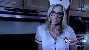 Stepmother Cory Chase has a Halloween treat for BJ and cock