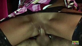 Big-boobed blonde MILF gets possessed and craves anal sex