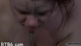 Beautiful woman goes through extreme BDSM sex scene with cock and cunt torture
