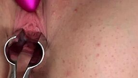 Redhead in pantyhose fingerings and anal toy play