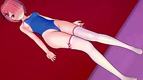 Ram Le Gusta Hacer Pajas con Pies en Bikini