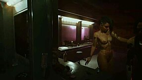 Johnny Silverhand and Judy’s secret adult interlude in the world of Cyberpunk