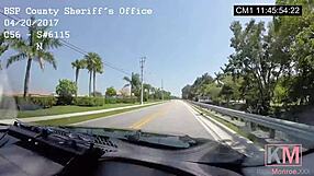 Kelsi Monroe's wild ride: hardcore sex and police chase