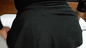 Cross dressing beauty gets some anal fun