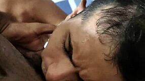Black and white couples have rough sex outside and indoors