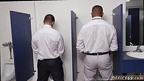 Straight Guy Fingered While Cumming, Thug Gets Gay Blowjob in Wild Scene