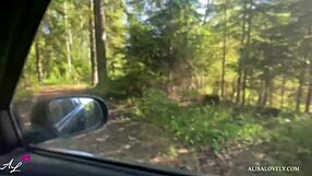 Big ass teen gets pounded in public outdoor setting