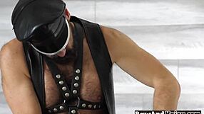 A steamy scene of a gay bear’s big dick fucking an otter’s ass