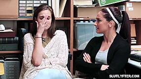 Violet Spice is a police officer’s obedient sub who gets fingered and cunisized at work