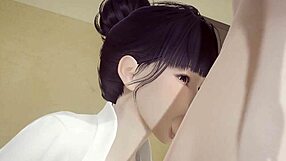 Japanese futanari Shoko goes wild in hardcore library scene