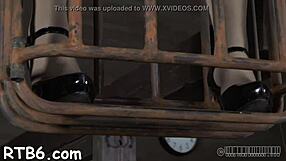 Squirting and anal punishment in a kinky scene